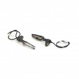 CLIGNOTANTS LEDS ALU NOIRS              