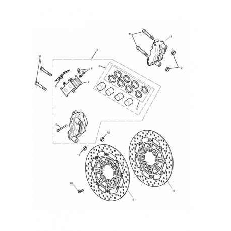 PLAQUETTES DE FREIN AVT 675 DAYTONA L1