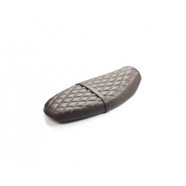 QUILTED SEAT BROWN