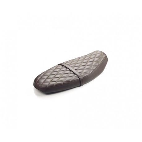 QUILTED SEAT  BROWN