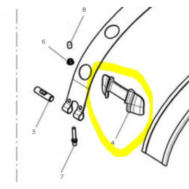 SHIELD  TANK STRAP  RUBBER