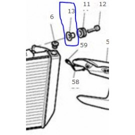 FLANGED SLEEVE  M6X9.6X10.5