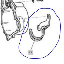 BRACKET  RETAINING  WATER HOSE
