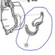 BRACKET  RETAINING  WATER HOSE