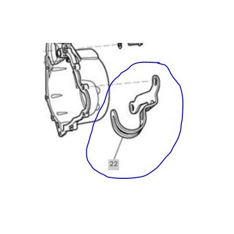 BRACKET RETAINING WATER HOSE