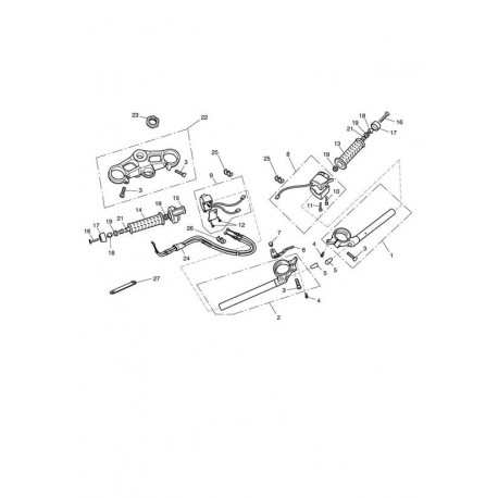 VIS M5X0.8X30 EMBOUT GUIDON