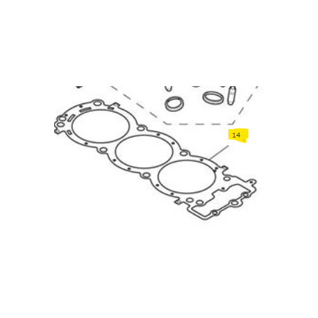 GASKET CYL HEAD 3 CYL 110 2