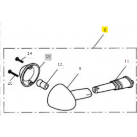 CLIGNOTANT AR DROIT