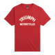 BURNHAM TEE-RED/BONE