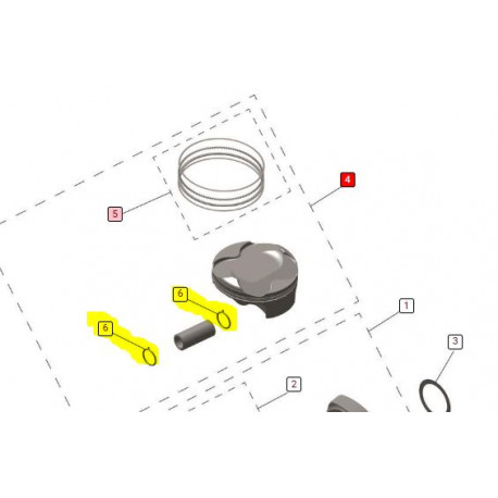 CIRCLIP  PISTON  22 3X1 6