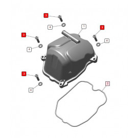 GASKET CAMCOVER DIAGONAL  TFX450