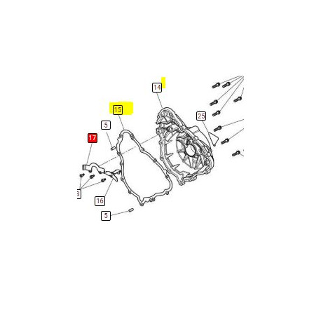 GASKET  ALTERNATOR COVER